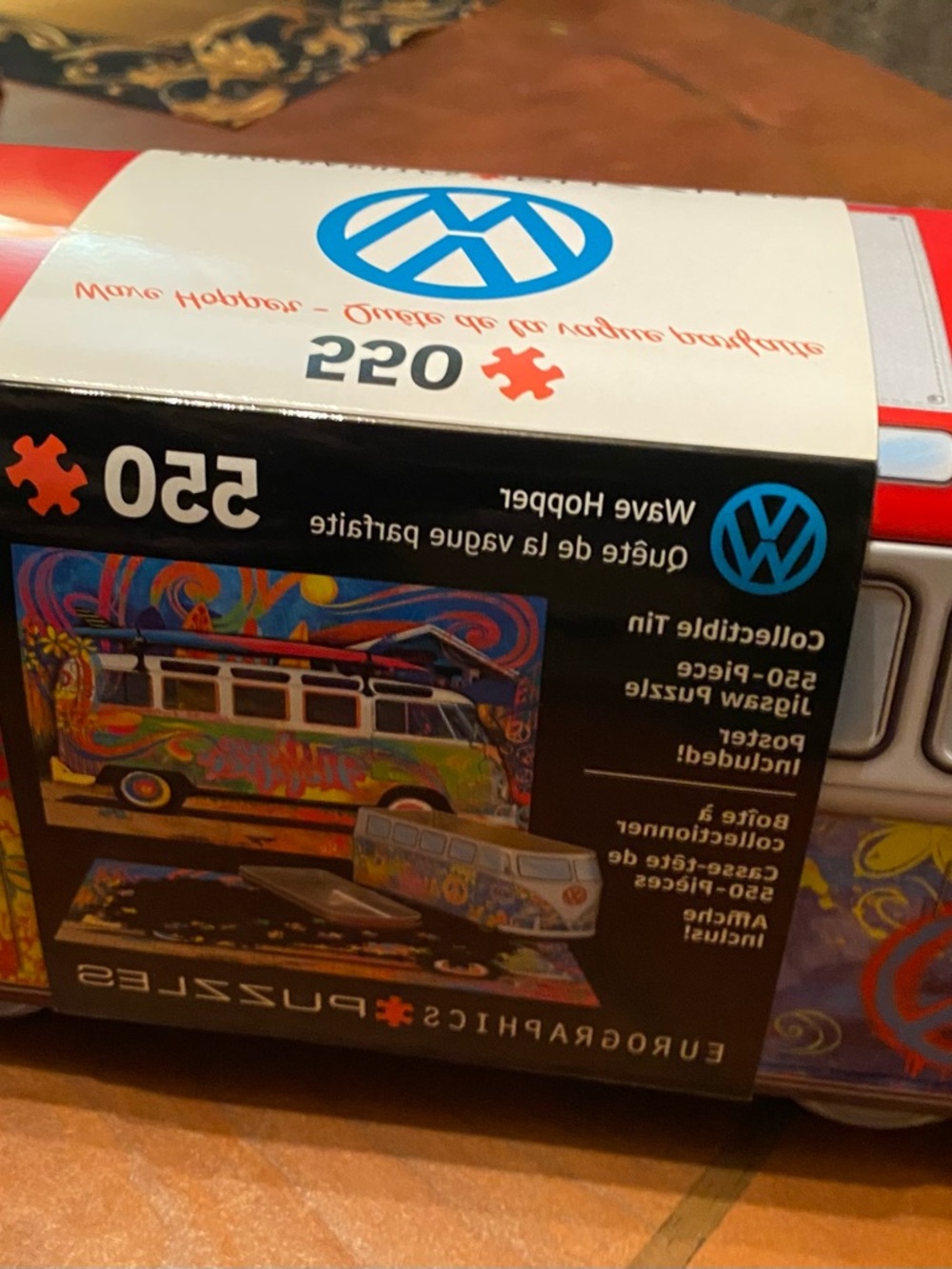 Euro graphics 550-Piece Collectible Puzzle Tin - Volkswagen bus - Picture 4 of 5